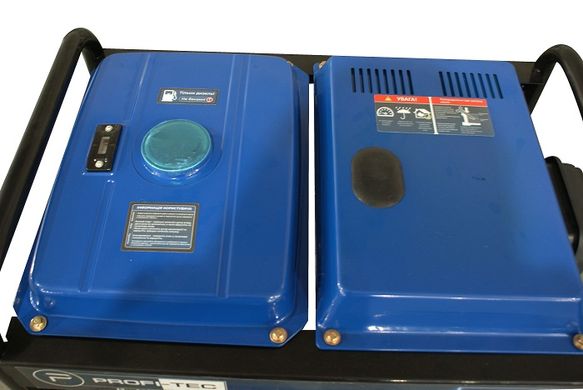 Дизельний генератор для дому PROFI-TEC PE-9000DE (9.0 кВт, электростартер) (pt5190) фото