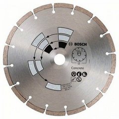 Диск отрезной алмазный по бетону Bosch 230*22,23*2,4 мм (2609256415) фото