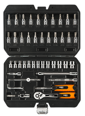 Набор инструментов Neo Tools, 46 ед., 1/4 CrV (08-660) фото
