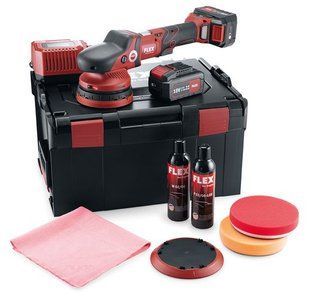 Акумуляторна ексцентрикова полірувальна шліфмашина FLEX XFE 15 150 18.0-EC / 5.0 P-Set (t90111568) фото