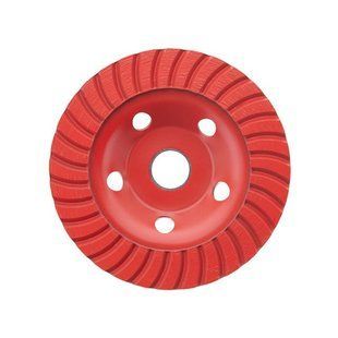 Фреза шліфувальна торцева алмазна Turbo, 125&times;22,2 мм, 20-22%, 10000 об/хв INTERTOOL CT-6225 (CT-6225) фото