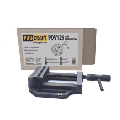 Лещата верстатні Procraft PDV125 (p001251) фото