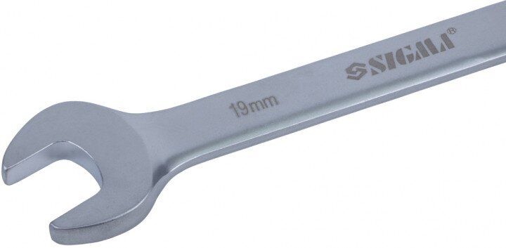 Ключи рожково-накидные трещоточные с шарниром 8шт, CrV Satine Sigma (6010621) фото