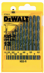 Набор сверл по металлу HSS-R DeWALT DT5912 (DT5912) фото