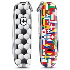 Складной нож Victorinox CLASSIC LE "World Of Soccer" 58мм/1сл/7функ/цветн/чехол /ножн (Vx06223.L2007) фото