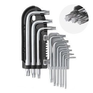 Набор Г-образных ключей TORX, 9 шт., Т10-Т50, S2, STORM INTERTOOL HT-1821 (HT-1821) фото