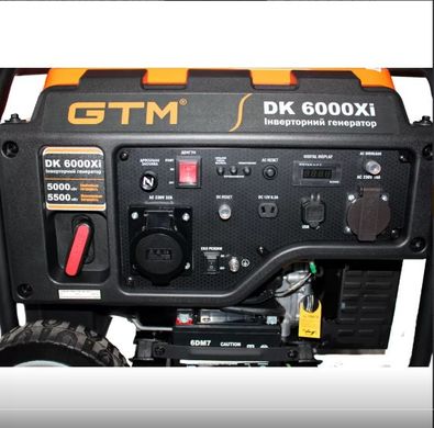 Інверторний генератор GTM DK6000Xi (ukr34058) фото