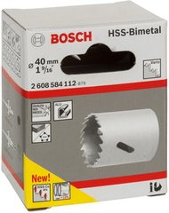 Біметалічна коронка Bosch HSS-Bimetall, 40 мм (2608584112) фото