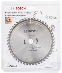 Пильный диск Bosch Eco for Wood 190*2,2*20 мм (2608644378) фото