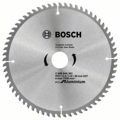 Пильний диск Bosch Eco for Aluminium 210 * 2,6 * 30 мм (2608644391) фото