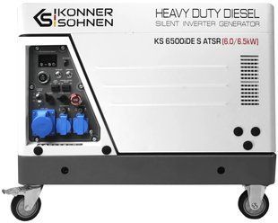 Дизельный инверторный генератор Konner&Sohnen KS 6500iDE S ATSR (KS6500iDESATSR) фото