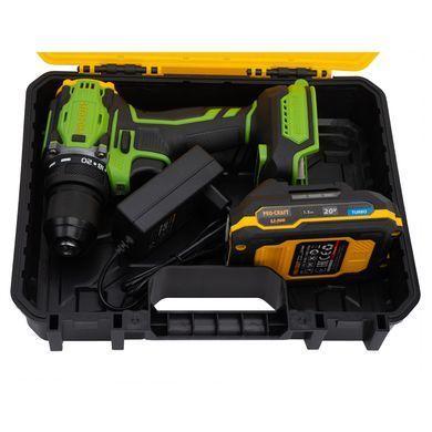 Аккумуляторный шуруповерт бесщеточный Procraft PA18Pro (1 АКБ) (p001814) фото
