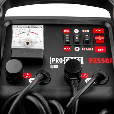 Автомобільний пуско-зарядний пристрій Proсraft PZ550A (p200550) фото
