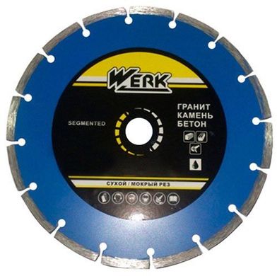 Алмазний диск Werk Segment 1A1RSS / C3-W WE110101 125x7x22.23 мм (43570) фото