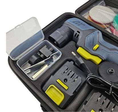 Аккумуляторная ротационно-эксцентриковая полировальная машина TITAN TDA1212B Set2 (t99112957) фото