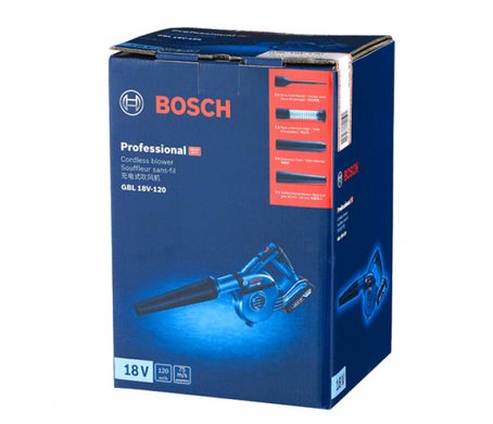 Акумуляторна повітродувка Bosch GBL 18V-120 (06019F5100) фото