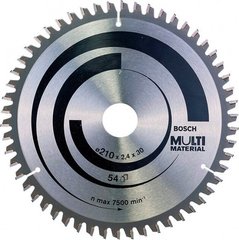 Пильный диск Bosch Multi Material 210*2,4*30 мм (2608640511) фото