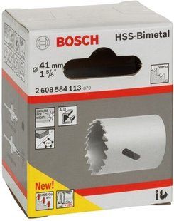 Биметаллическая коронка Bosch HSS-Bimetall, 41 мм (2608584113) фото