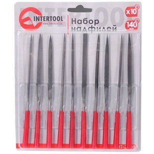 Набор надфилей, 10 шт., 140 мм INTERTOOL HT-3708 (HT-3708) фото