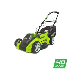 Акумуляторна газонокосарка Greenworks G40LM40 (без АКБ та ЗП) (G40LM40) фото