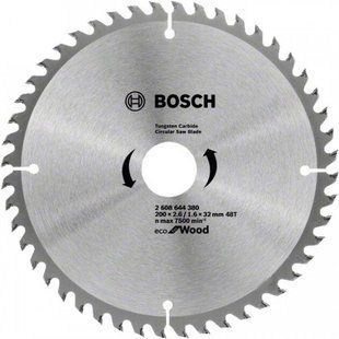 Пильний диск Bosch Eco for Wood 200 * 2,6 * 32 мм (2608644380) фото