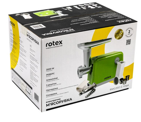 Мясорубка Rotex RMG202-G Vega (RMG202-G) фото