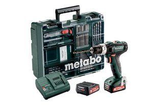 Акумуляторний ударний шуруповерт Metabo PowerMaxx SB 12 Set (601076870) фото