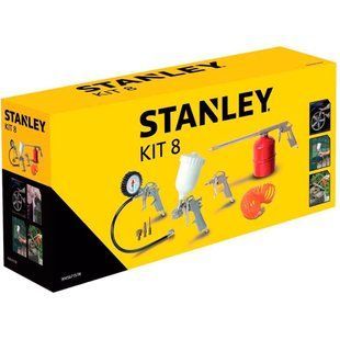 Набор пневмоинструмента: пистолеты для подкачки и продувки, шланг 5 м STANLEY 9045671STN (9045671STN) фото