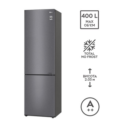 Двокамерний холодильник LG GA-B509CLZM (GA-B509CLZM) фото