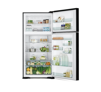Двокамерний холодильник HITACHI R-VG660PUC7GBK (R-VG660PUC7GBK) фото