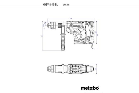 Перфоратор Metabo KHEV 8-45 BL (600766500) фото