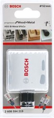 Биметаллическая коронка Bosch Progressor for Wood&Metal, 52 мм (2608594219) фото