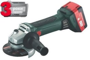 Аккумуляторная угловая шлифмашина Metabo W 18 LTX 125 (602174650) фото