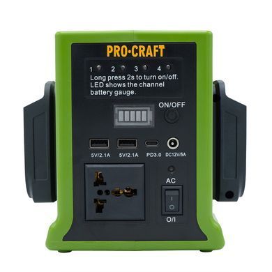 Аккумуляторный инвертор напряжения Procraft PSI20 (Без АКБ и ЗУ) (p030247) фото