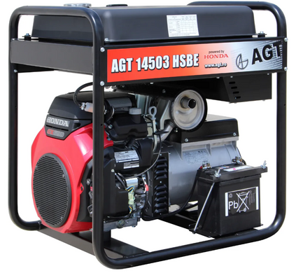 Генератор бензиновий AGT 14503 HSBE R45 + AVR (PFAGT14503HA4/E) (PFAGT14503HA4/E) фото