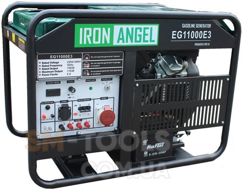 Бензиновий генератор Iron Angel EG 11000 E3 ATS (2001078-1) фото