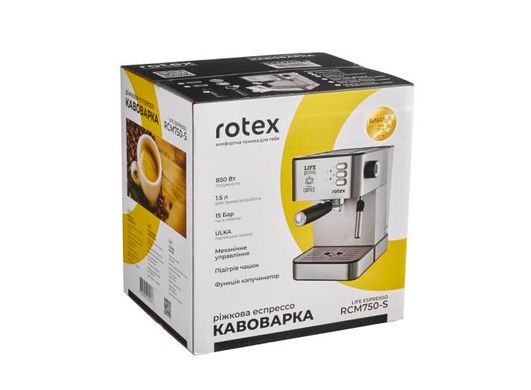 Кавоварка Rotex RCM750-S Life Espresso (RCM750-S) фото