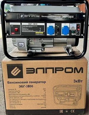 Генератор бензиновий Елпром ЕБГ 3800 3,0-3,3 кВт, 4т,40кг (t90114386) фото