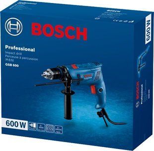 Ударная дрель Bosch GSB 600 (06011A0320) фото