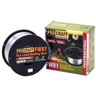 Флюсовая сварочная проволока Procraft FW81 0.8 мм 1 кг (p900081) фото