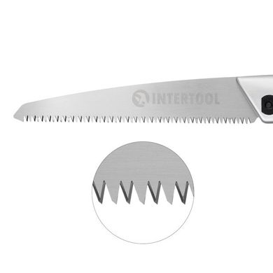Ножівка садова пряма 210 мм, з металевою ручкою, пластиковий чохол INTERTOOL HT-3145 (HT-3145) фото