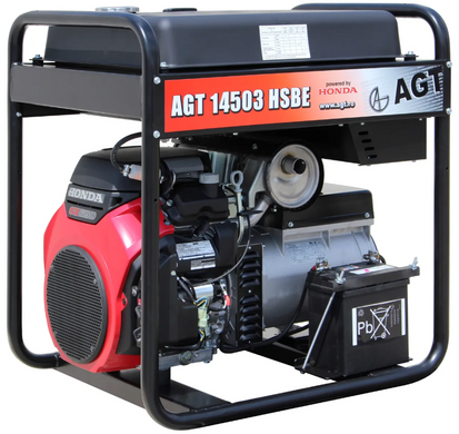 Генератор бензиновий AGT 14503 HSBE R45 (PFAGT14503H45/E) (PFAGT14503H45/E) фото