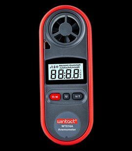 Анемометр цифровой 0,7-30м/с, -10-45&deg;C WINTACT WT816A (WT816A) фото