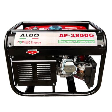 Генератор бензиновий побутовий ALDO AP-3800G (3.5-3.8 кВт, ручний стартер) (pt5061) фото