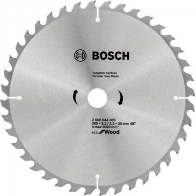 Пильний диск Bosch Eco for Wood 305 * 3,2 / 2,2 * 30 мм (2608644385) фото