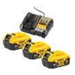 Набор аккумуляторов и зарядного устройства DeWALT DCB1104P3