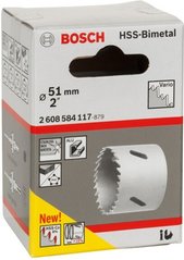 Біметалічна коронка Bosch HSS-Bimetall, 51 мм (2608584117) фото