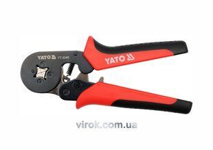 Клещи для обжима втулочных наконечников YATO YT-2240 (0,2&ndash;6 мм&sup2;, 180 мм) (YT-2240) фото