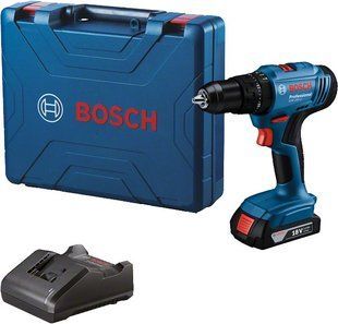 Аккумуляторная ударная дрель-шуруповерт Bosch GSB 183-LI (1 АКБ 2 Ач, ЗУ GAL 18V-20, кейс) (06019K9101) фото