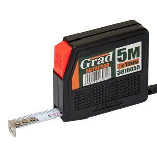 Рулетка Grad з автостопом 5м * 13мм (3816055) (3816055) фото